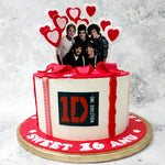If you're looking for the ultimate one direction cake, Liliyum Patisserie is the direction to take! We present to you, live from our bakery and heading straight to your home, your favourite band in the form of a 1D cake made to be the favourite part of your special day.