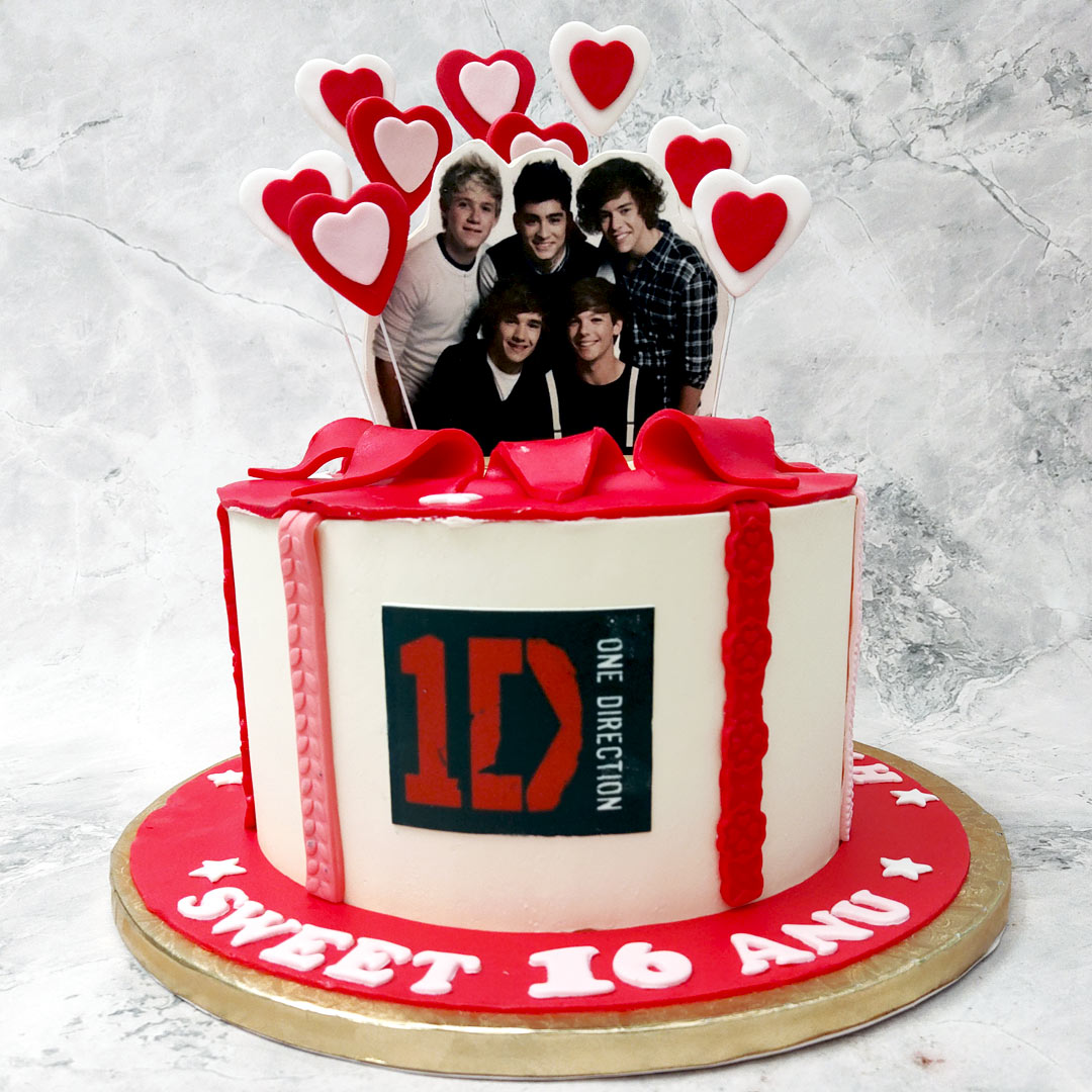 1D One Direction Cup Cake Standup Scene Topper Wafer Edible Birthday Party  | eBay