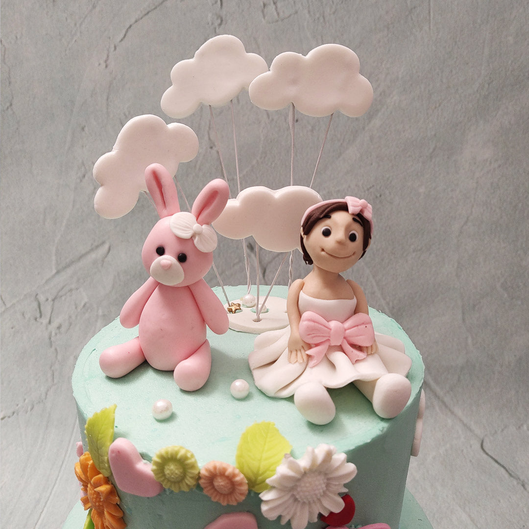 Baby Girl 1st Birthday Cake | Order Custom Cakes in Bangalore ...