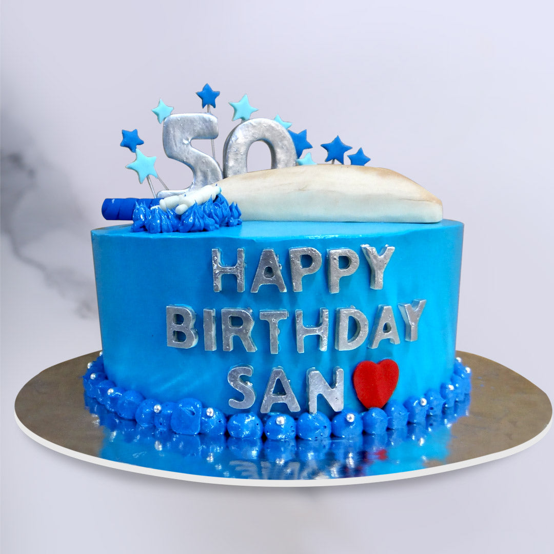 Cricket Cake Design | 50th Birthday Cake for Dad | Order Custom ...