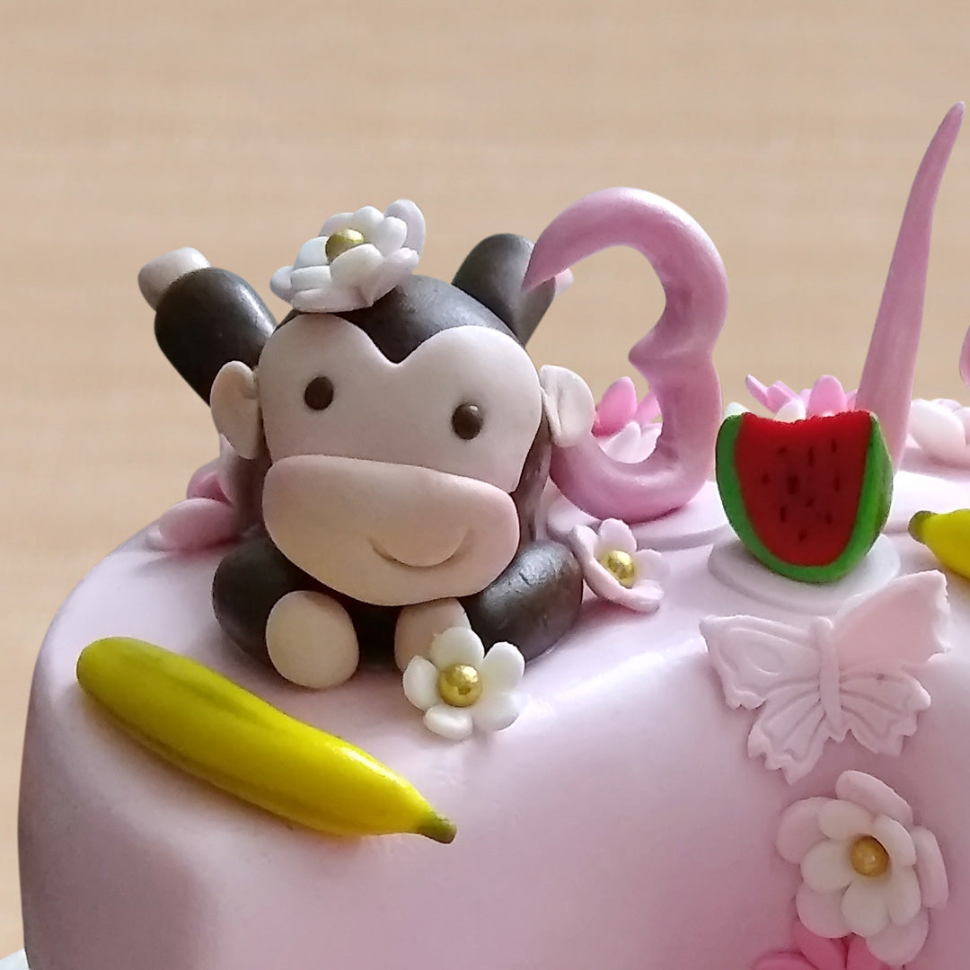 9 Month Birthday Cake | Pink Birthday Cake for Girl | Custom Cakes ...