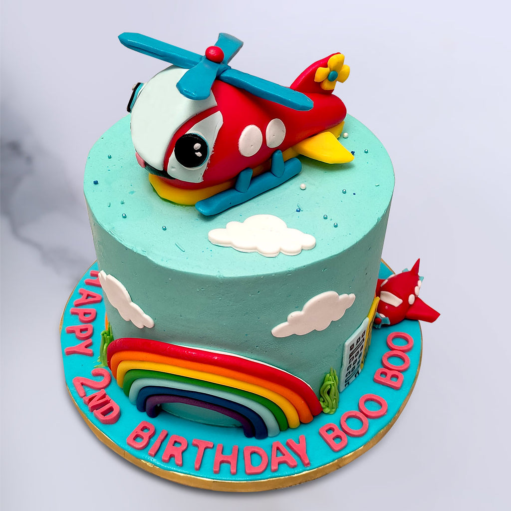 Buy Fly in The Sky - Aeroplane cake| Online Cake Delivery - CakeBee