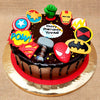 Avengers cake or superhero theme cake whatever you call this birthday cake its awesome in either ways. A best kids birthday cake for a superhero fan 