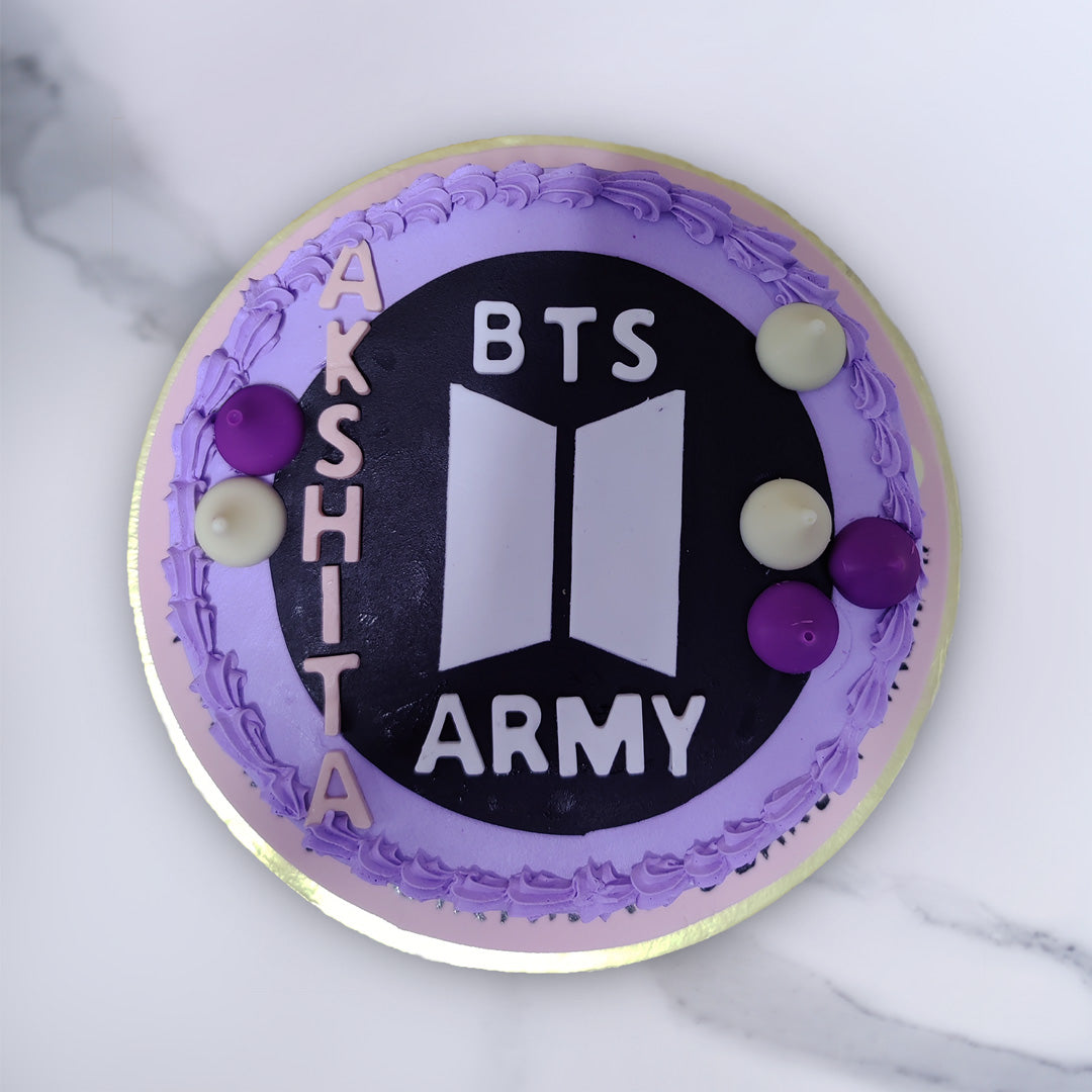 BTS and VW Beetle Lover Birthday cake