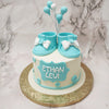 Baby Boy Bootie Cake