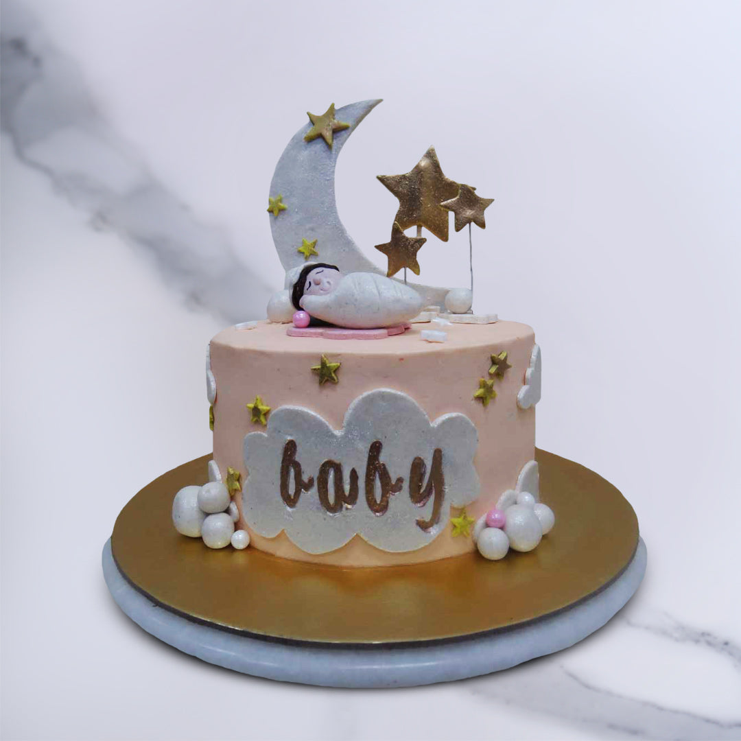 BABY SHOWER CAKE 11 x 14 sheet CAKE, with FONDANT DETAILS – 23sweets
