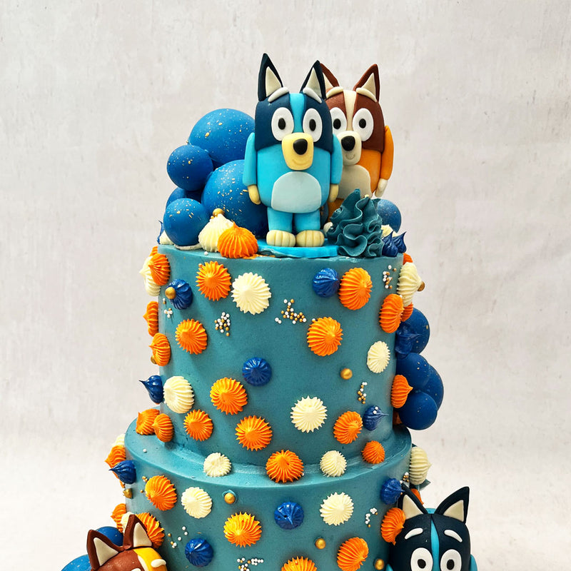 Bluey Themed Cake