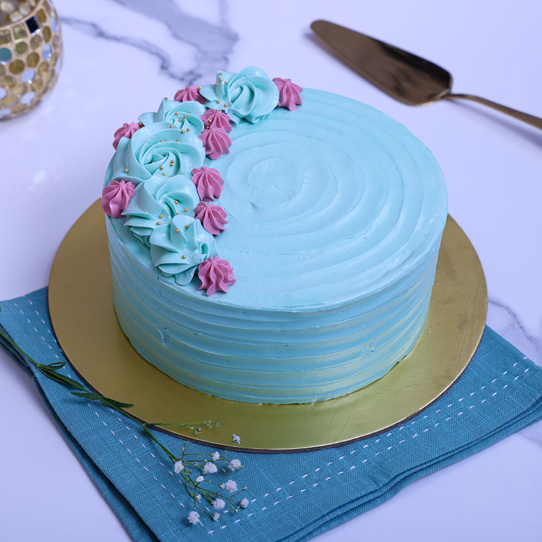 Buttercream Vanilla Cake | Plain Cake | Vanilla Sponge Cake ...