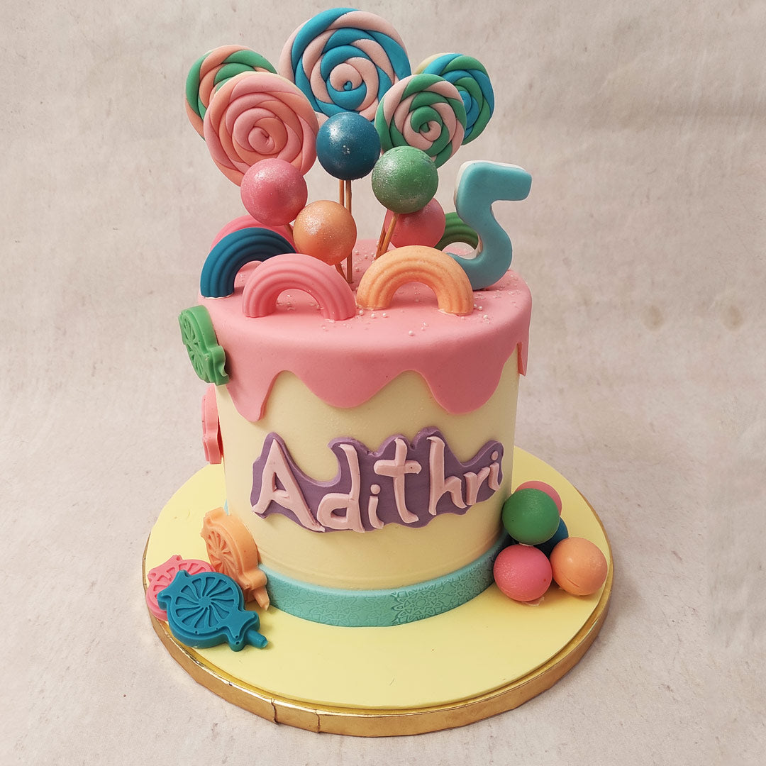 Candy Theme Cake For Little Princess - Cake O Clock - Best Customize  Designer Cakes Lahore
