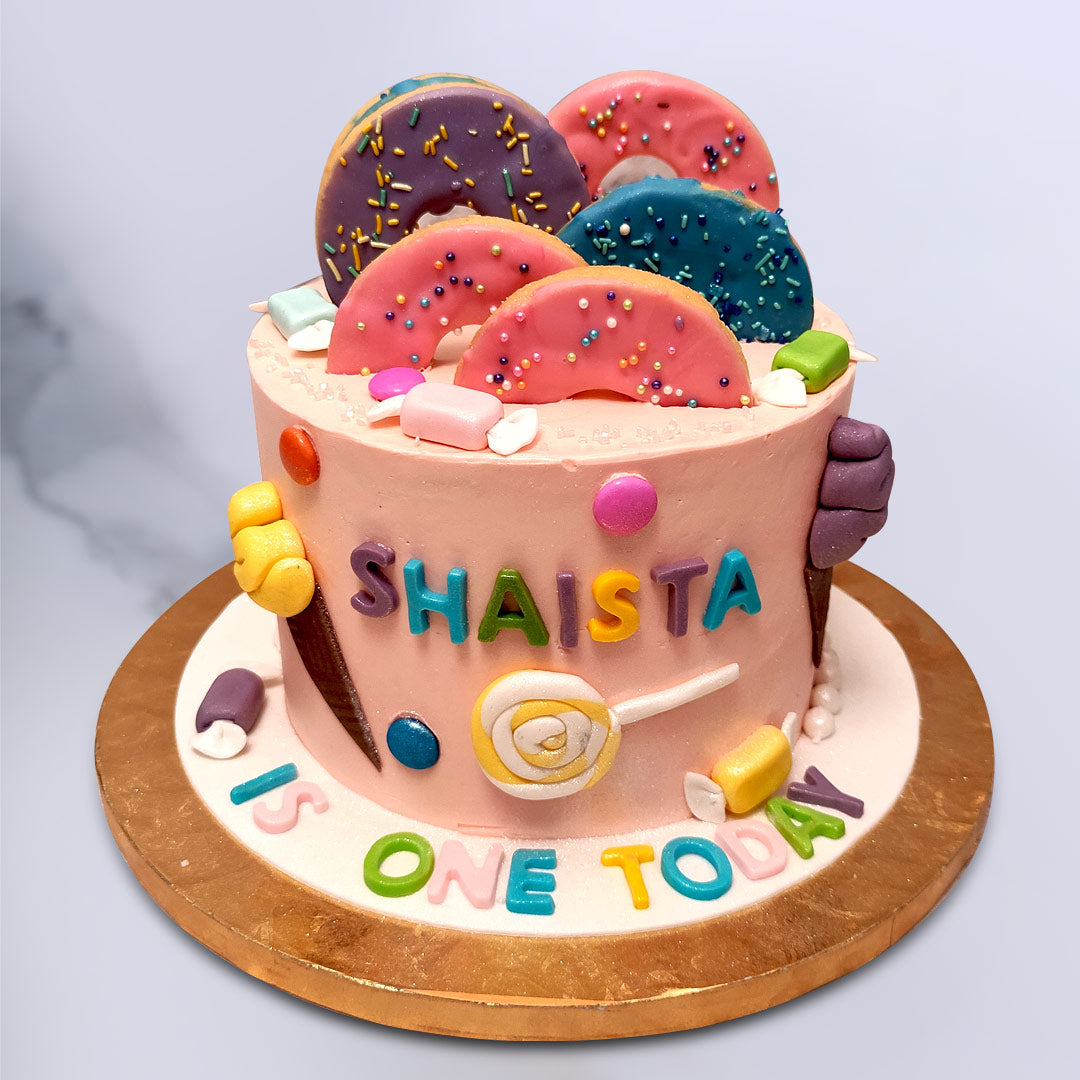 Candy Theme Cake | 1st Birthday Cake | Order Custom Cakes in ...