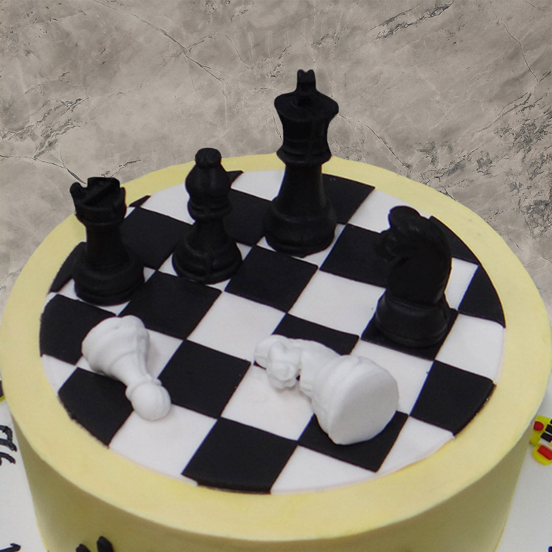 Chess Type Cake Chess Cake | Chess Board Cake | Order Custom Cakes in Bangalore ...