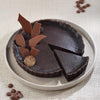 Cut view of chocolate tart to show case you the inner beauty of this mini tarts. It filled with chocolates and tastes heavenly