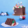 chocolate Reindeer Cakes - cut view