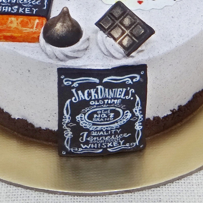Jack Daniels bottle cake