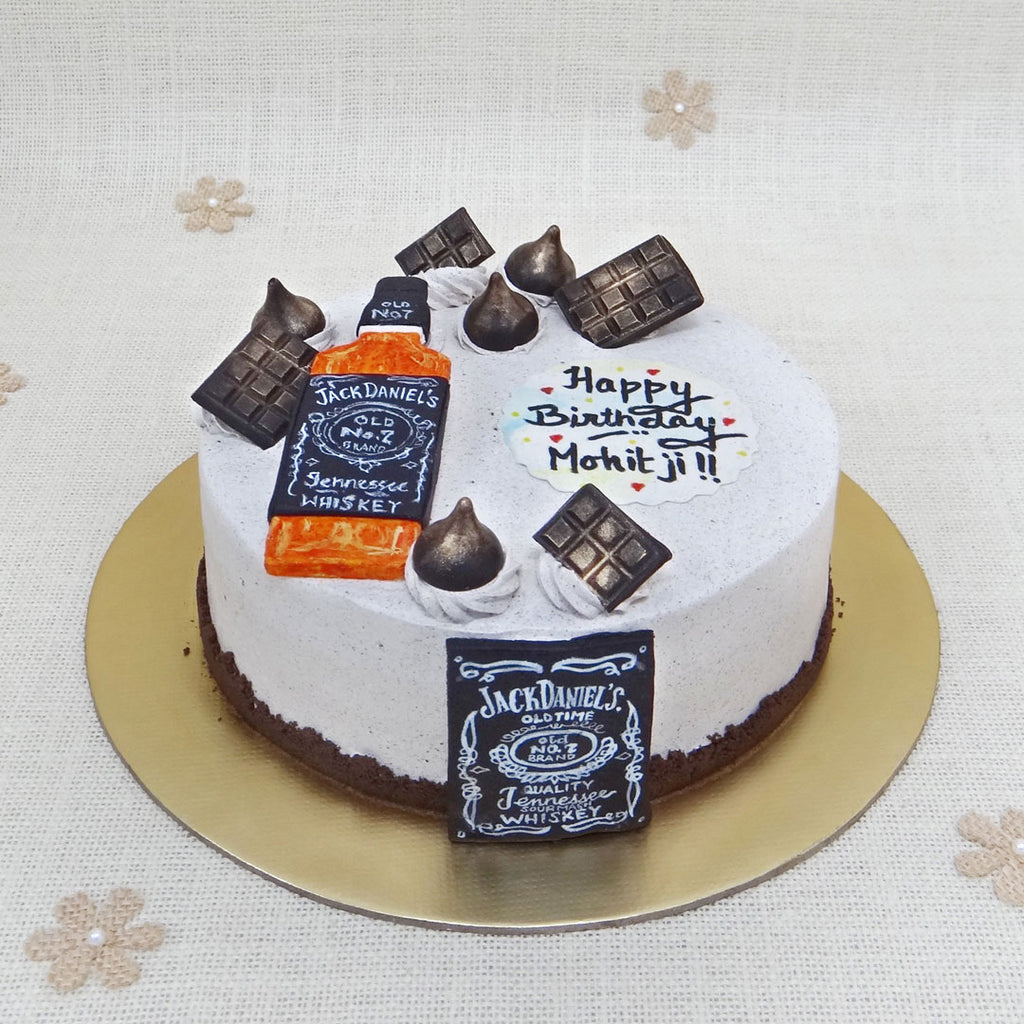 Jack Daniels bottle cake