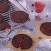 Dark chocolate berry burst cookies for all the lava cookie fan out there, this raspberry compote mixed with white chocolate cookie will melt your heart with a lip smacking taste