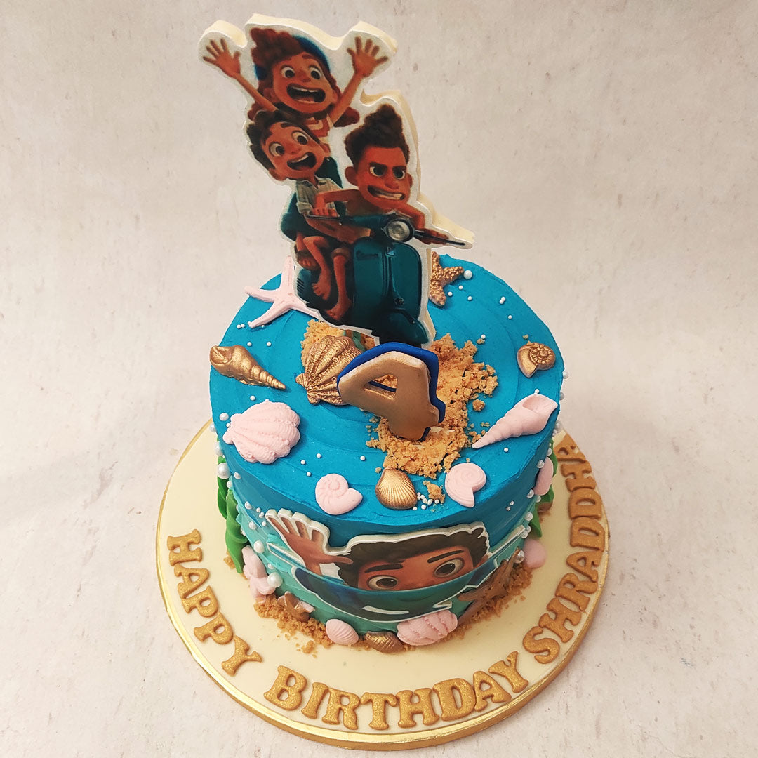 Luca Theme Cake | Luca Birthday Cake for Kids | Disney Luca Cake – Liliyum  Patisserie & Cafe