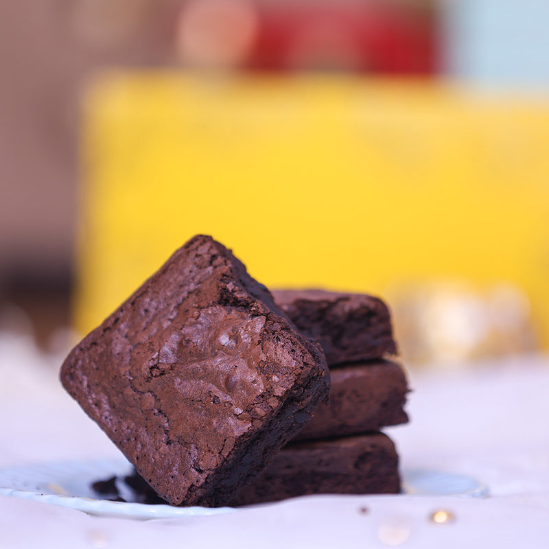 Diwali gift hamper - dark brownies
