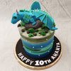 Dragon Theme Birthday Cake For Kids