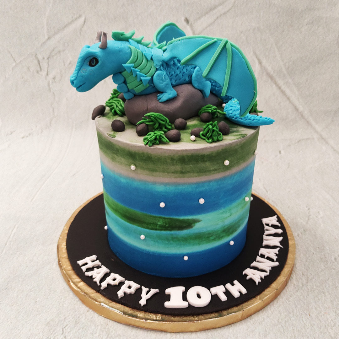 Some Dragon and Dinosaurs Theme Cakes / Dragon and Dinosaurs Cake Ideas