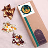 A box of chocolates can never go wrong when you are undecided about the best gift for this Eid. Hand-made using real dry fruit and healthy nuts, this assorted chocolate bark gift box has some wonderful flavours that – we believe – all will enjoy thoroughly. Order online  Eid Special Chocolate bark gift box for same day delivery across Bangalore.