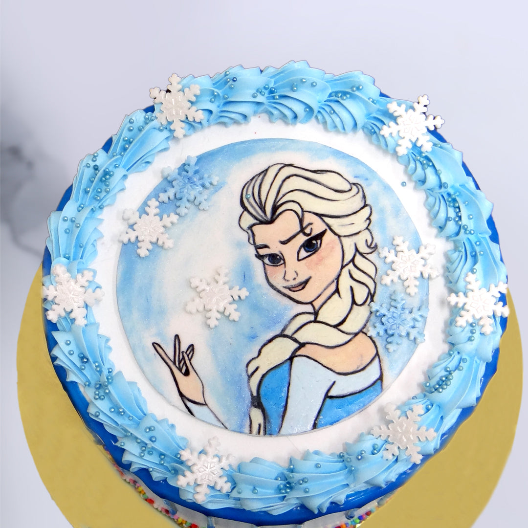 Elsa Cake | Frozen Princess Birthday Cake | Order Theme Cake ...