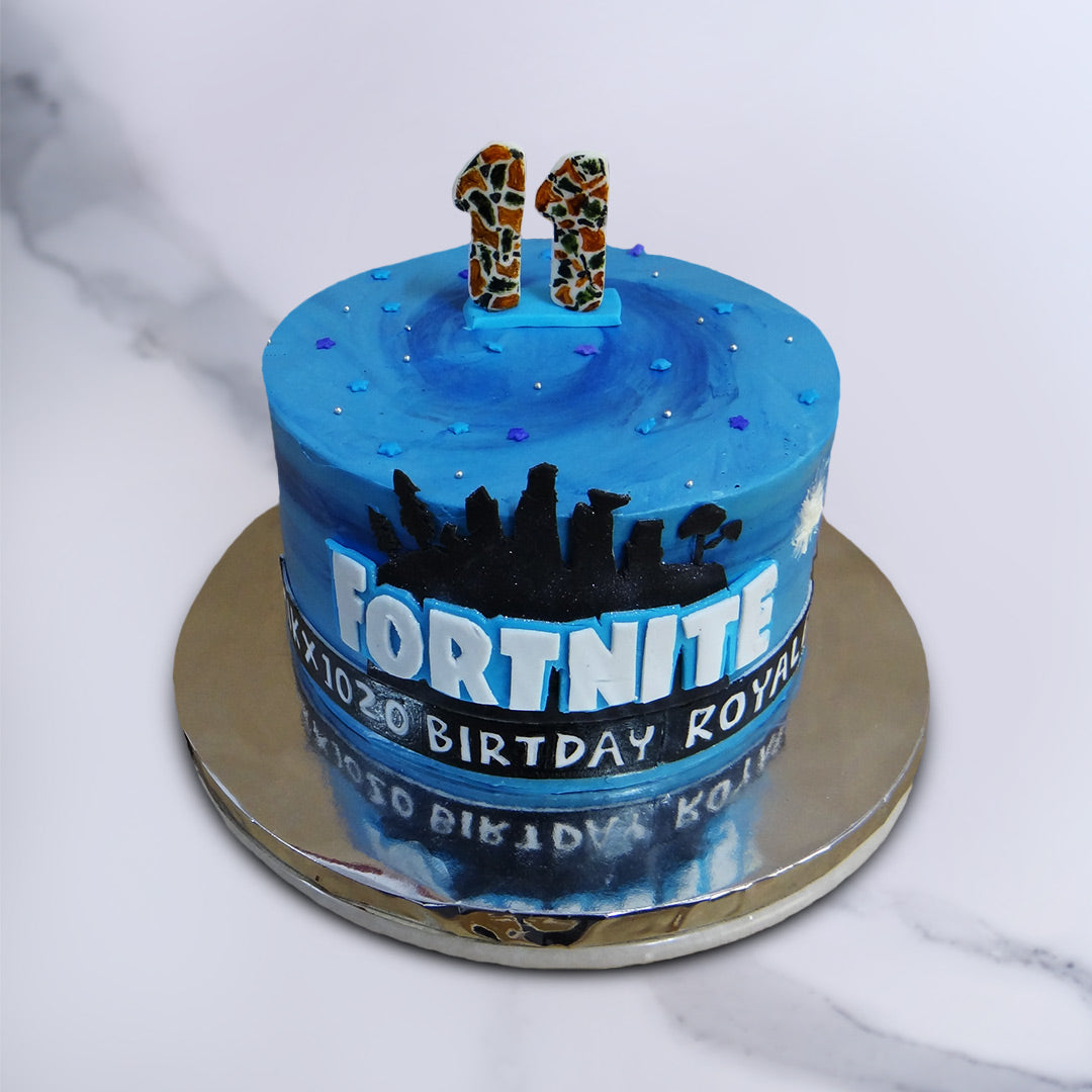 Fortnite Gamer Girls Photo Cake | Freedom Bakery