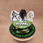 If you were looking for the perfect G.I.Joe themed birthday cake, now you know where to find it and "knowing is half the battle". This G.I.Joe Cake design is truly one of a kind in its presentation and taste.