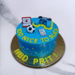 This gaming theme cake is for those who love to spend their time on recreational fun. With this gaming cake, we're bringing to life all the elements of the virtual world and the gaming world into reality.