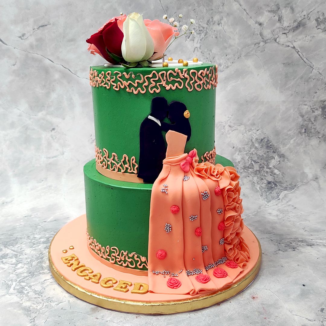 Engagement Cake ideas || Stylish Engagement Cake Decorations for Couples ||  Ring cake Designs - YouTube