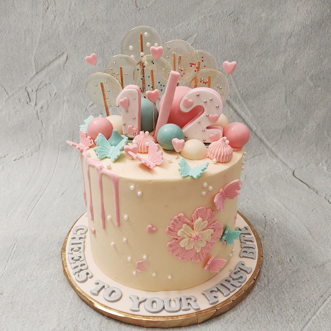 Half Year Birthday Celebration Cake - Wishingcart.in