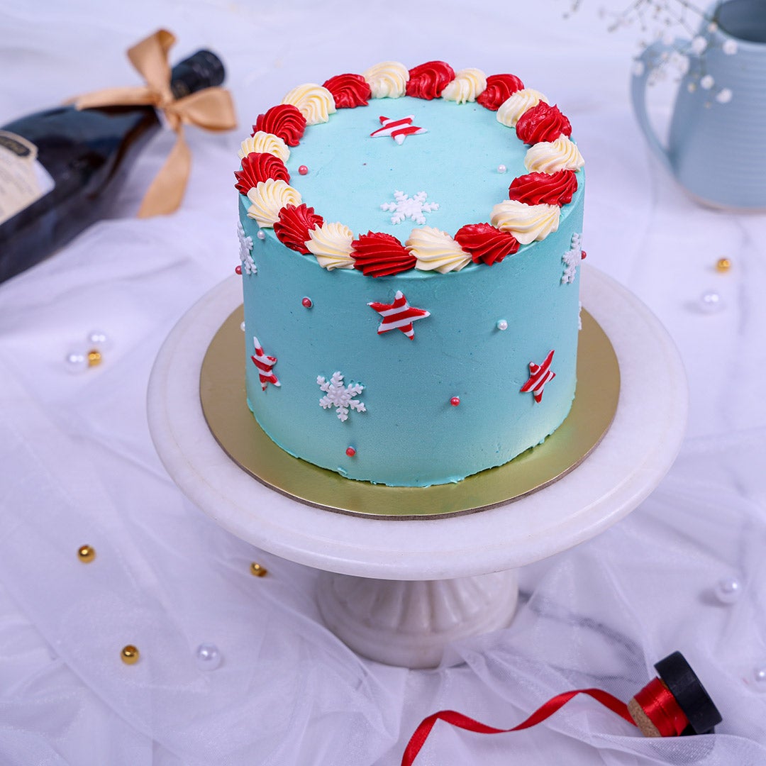 Turquoise Mini Cake Party Cake | Turquoise Cake | Belgian Choco Vanilla Cake – Liliyum ...