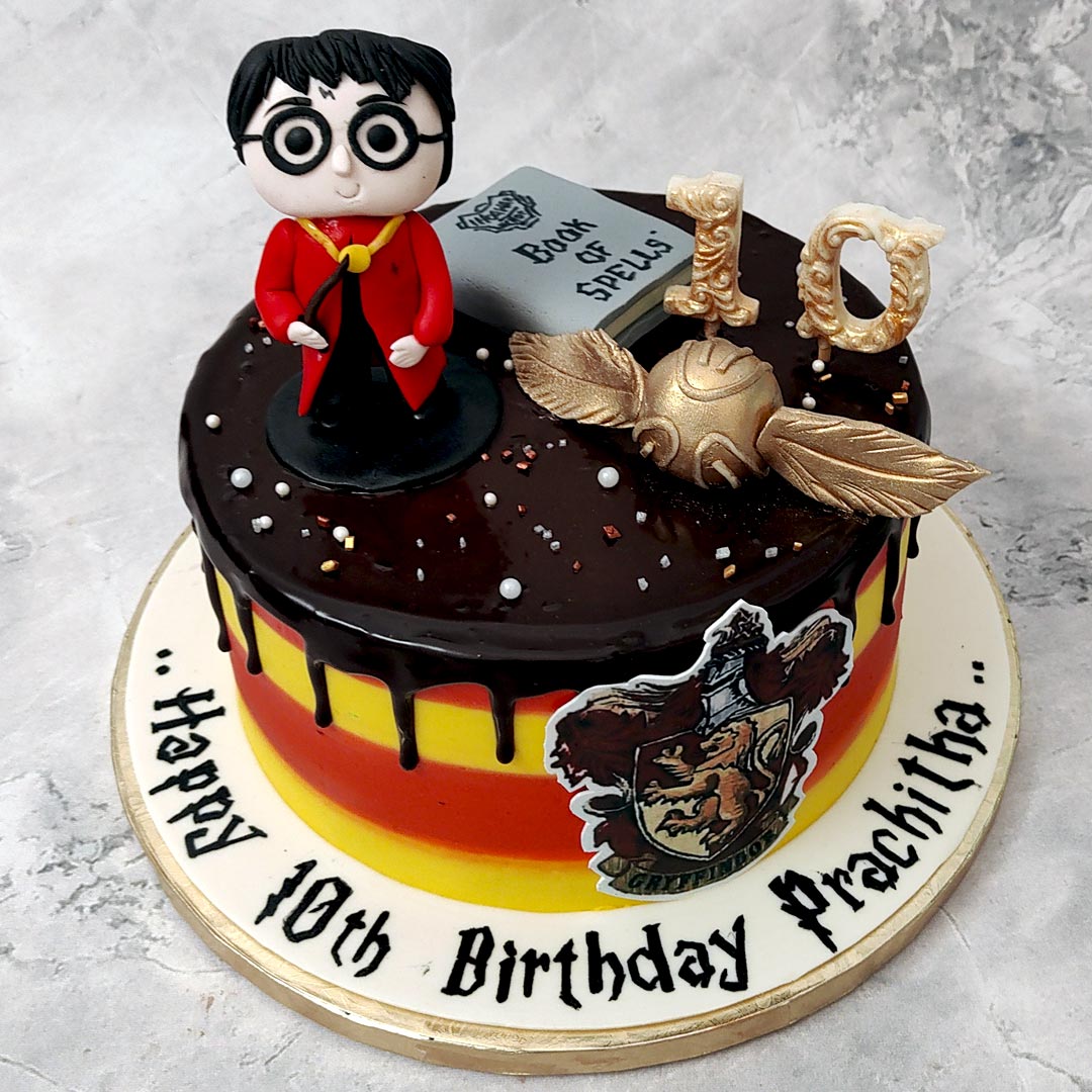 Harry Potter Drip Cake | Harry Potter Cake | Order Custom Cakes in ...