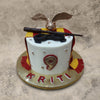 Harry potter gryffindor cake for a potter head who lives in the wonderland of hogwards and is a big fan of harry potter