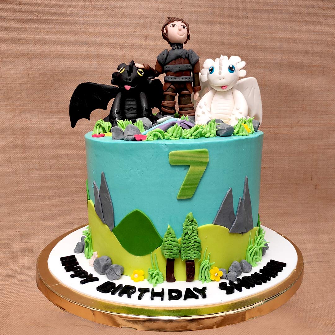50 Dragon Cake Design (Cake Idea) - October 2019 | Dragon birthday cakes,  Blaze birthday cake, Cool cake designs
