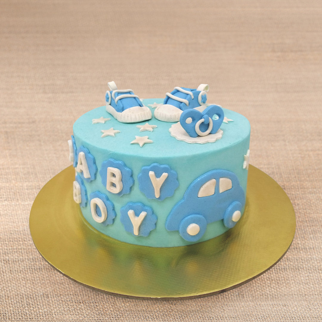 Welcome Baby Boy Cake | Baby Shower Cake | Order Birthday Cake for ...