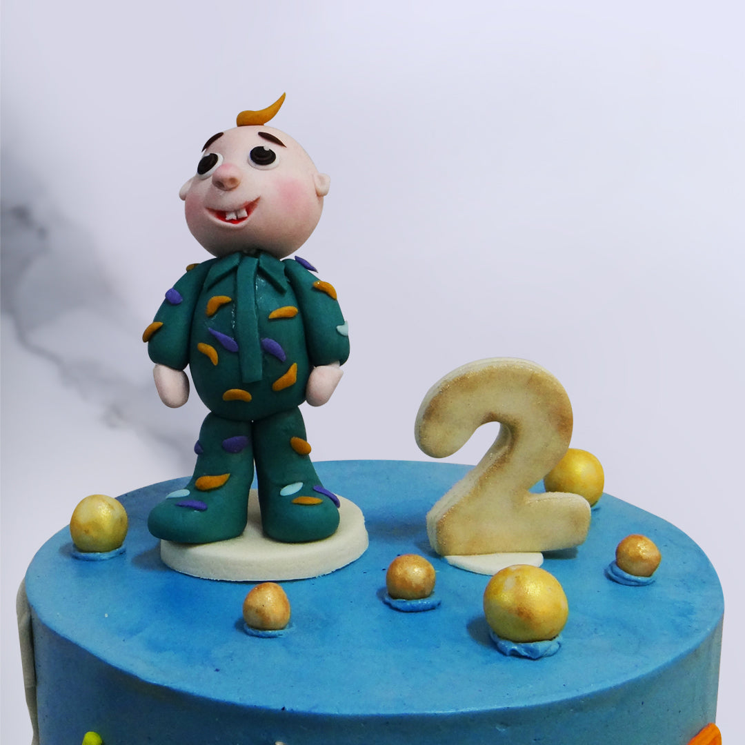 Baby JJ Cake | 2nd Birthday Cake for Boy | Order Kids Birthday ...