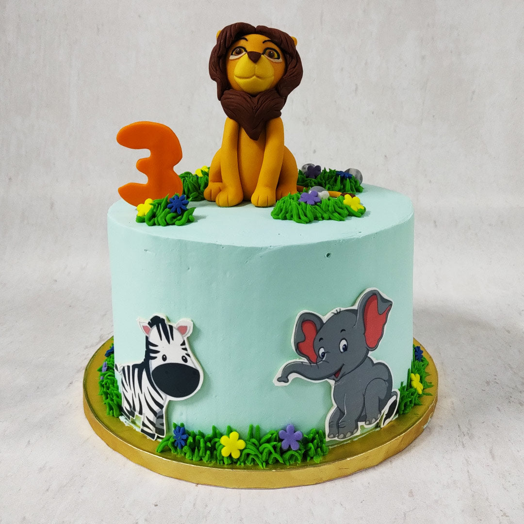 Cute lion cake topper for kids birthday | Lion cakes, Cake designs for  kids, Kids birthday