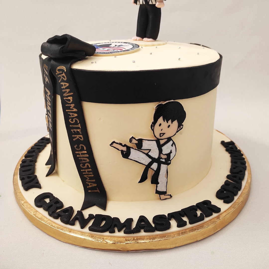 Taekwondo Cake - CakeCentral.com