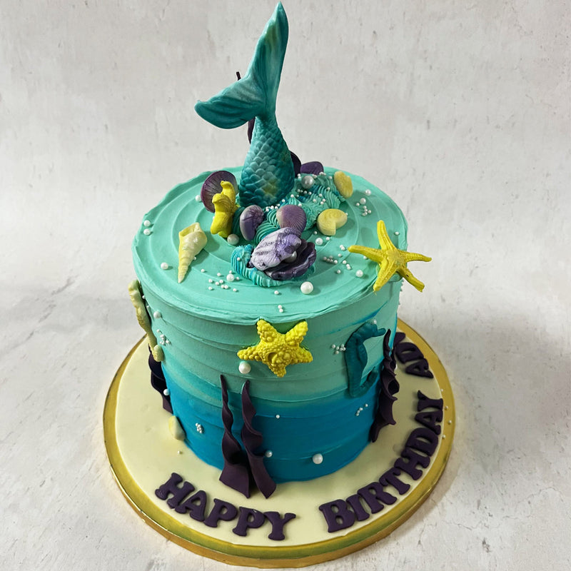 Mermaid Tail Cake Buttercream