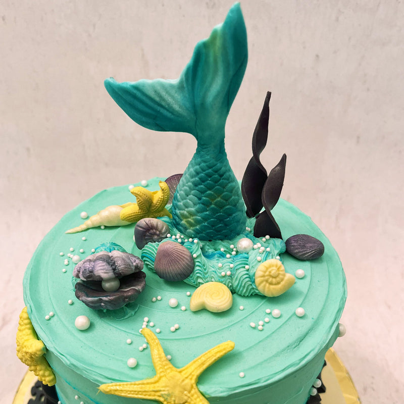 Mermaid Tail On Cake