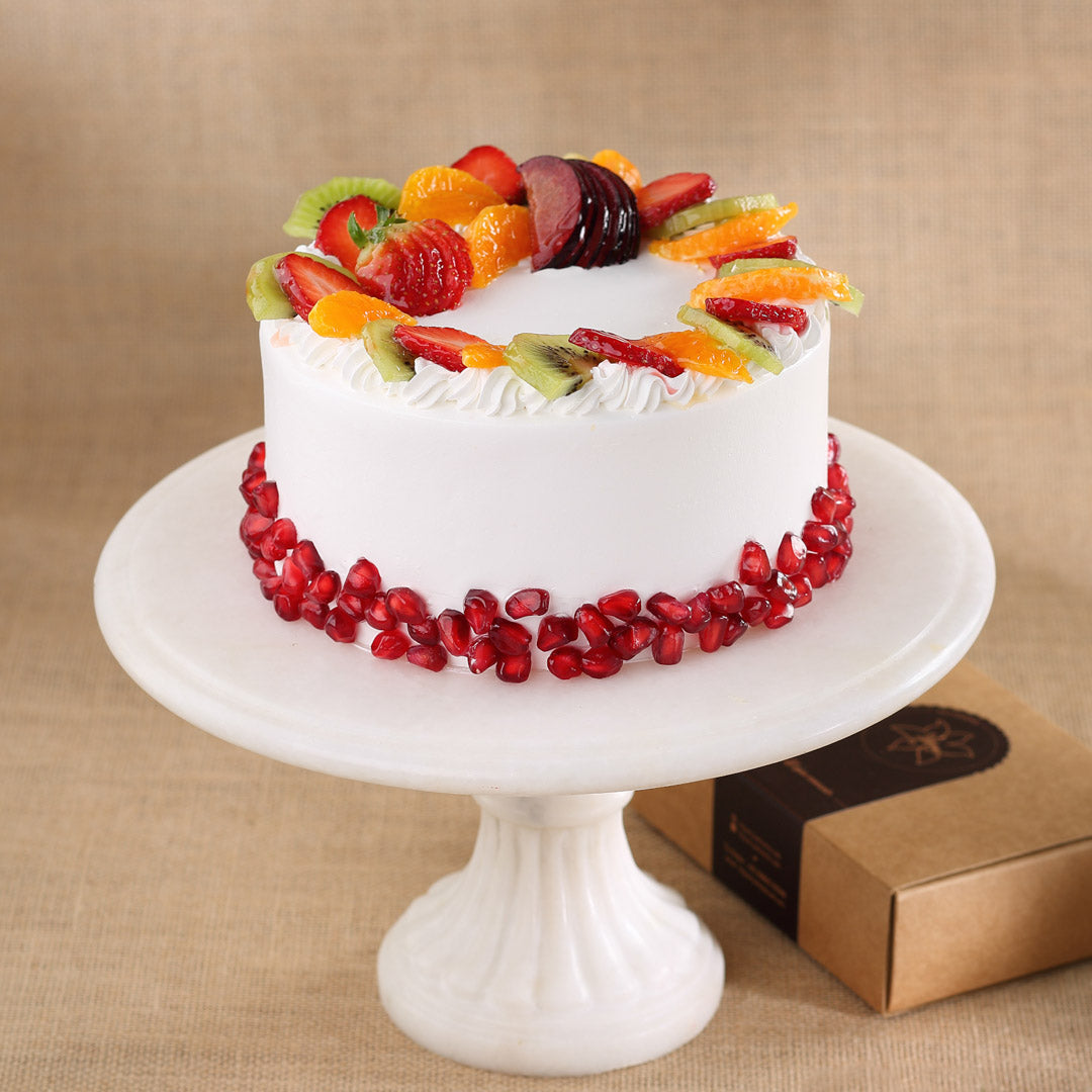 Mixed Fruit Cake | Fresh Fruit Birthday Cake | Order Fresh Fruit ...