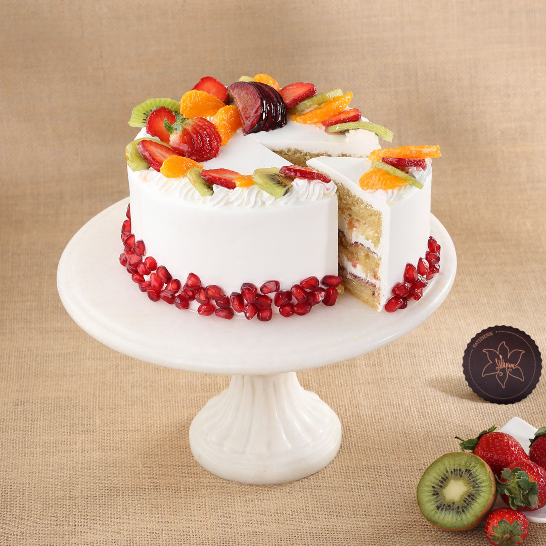 Mixed Fruit Cake | Fresh Fruit Birthday Cake | Order Fresh Fruit ...