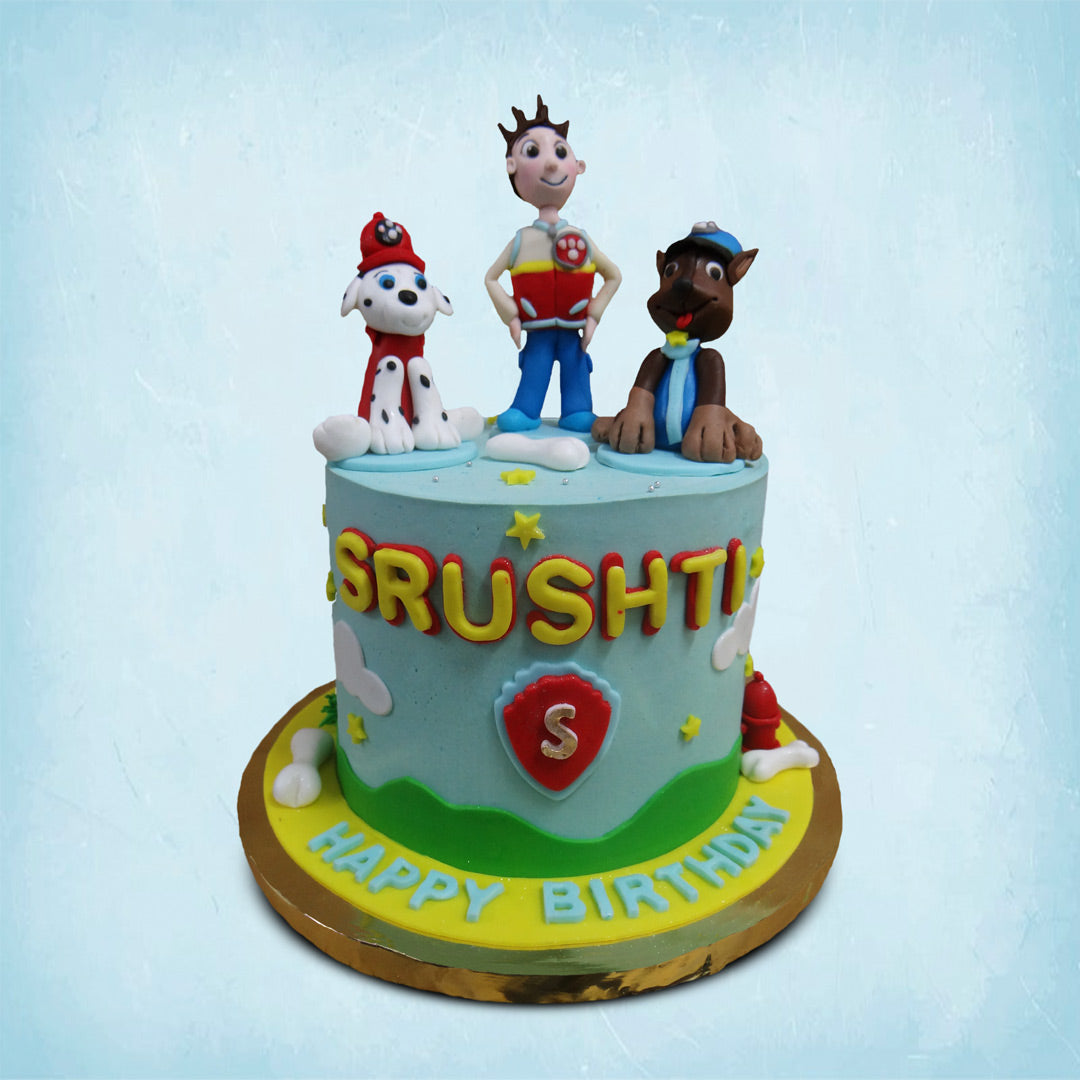 Paw Patrol Theme Cake | Paw Patrol birthday cake | Paw Patrol cake ...