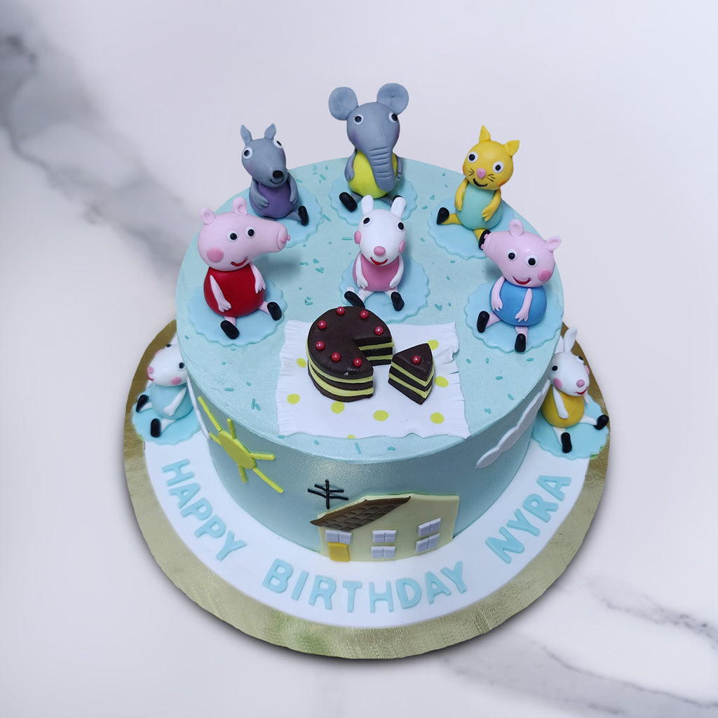 Peppa Pig and Friends Cake Cartoon Cakes Order Kids Birthday