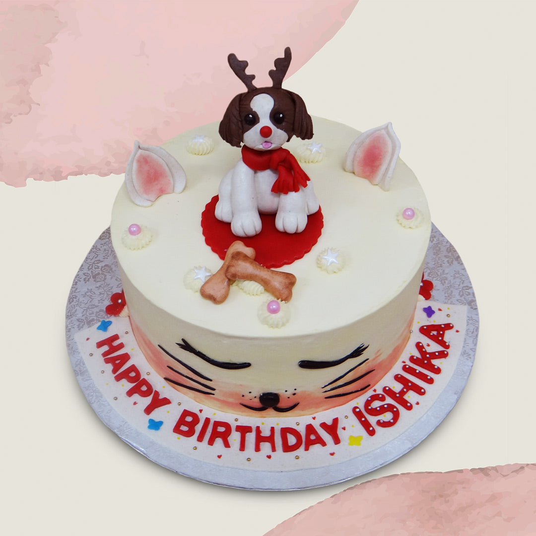 Labradoodle Puppy Dog Celebration Cake | 3D Animal Birthday Cakes in London  – Bal Cakery