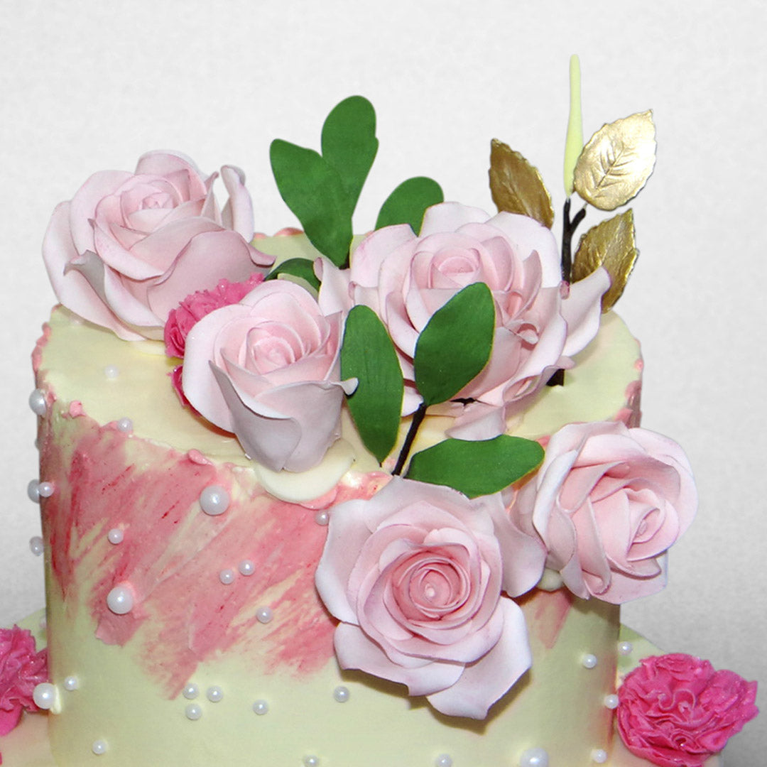 Pink Flower Cake | Flower birthday cake | Floral cake | Order ...