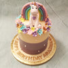 Rainbow And Unicorn Cake