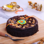 Special Rakhi Brownie Cake