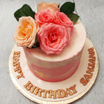 Rose Birthday Cake For Her